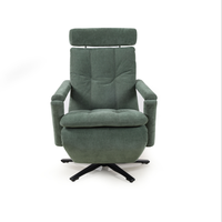 Fauteuil inclinable électrique pivotant en tissu, canapé simple avec appui-tête pour salon, bureau, meubles de maison