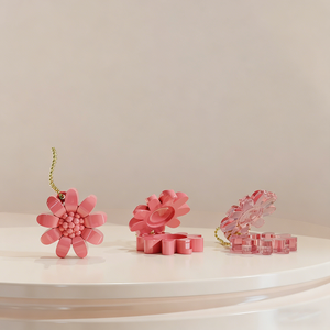 Boîte à poudre personnalisée en forme <span class=keywords><strong>de</strong></span> fleur, palette <span class=keywords><strong>de</strong></span> fards à paupières, boîte à blush, étui à baume à lèvres, étui à rouge à lèvres, étui à poudre avec porte-clés, emballage <span class=keywords><strong>de</strong></span> maquillage - Product Image 2