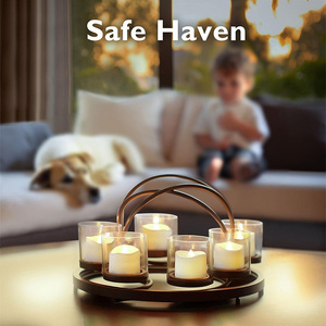 Chất lượng cao bán buôn sinh nhật đảng trang trí Flameless Hàng Mã nến Flameless <span class=keywords><strong>Led</strong></span> nhấp nháy nến - Product Image 2