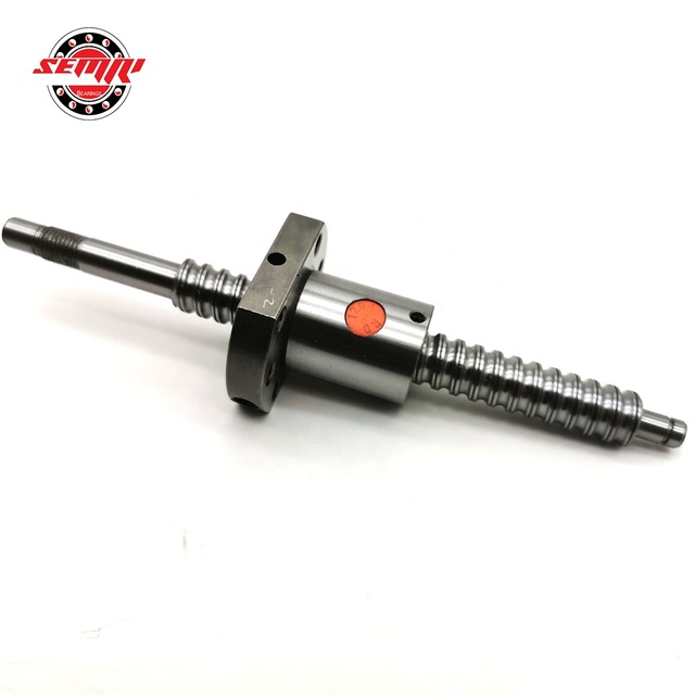 C5 C7 Precision Cold Rolled and Ground L1000mm 10mm Pitch Ballscrew Nut SFU CNC Router Ball Screw SFU2510 With End Machining
