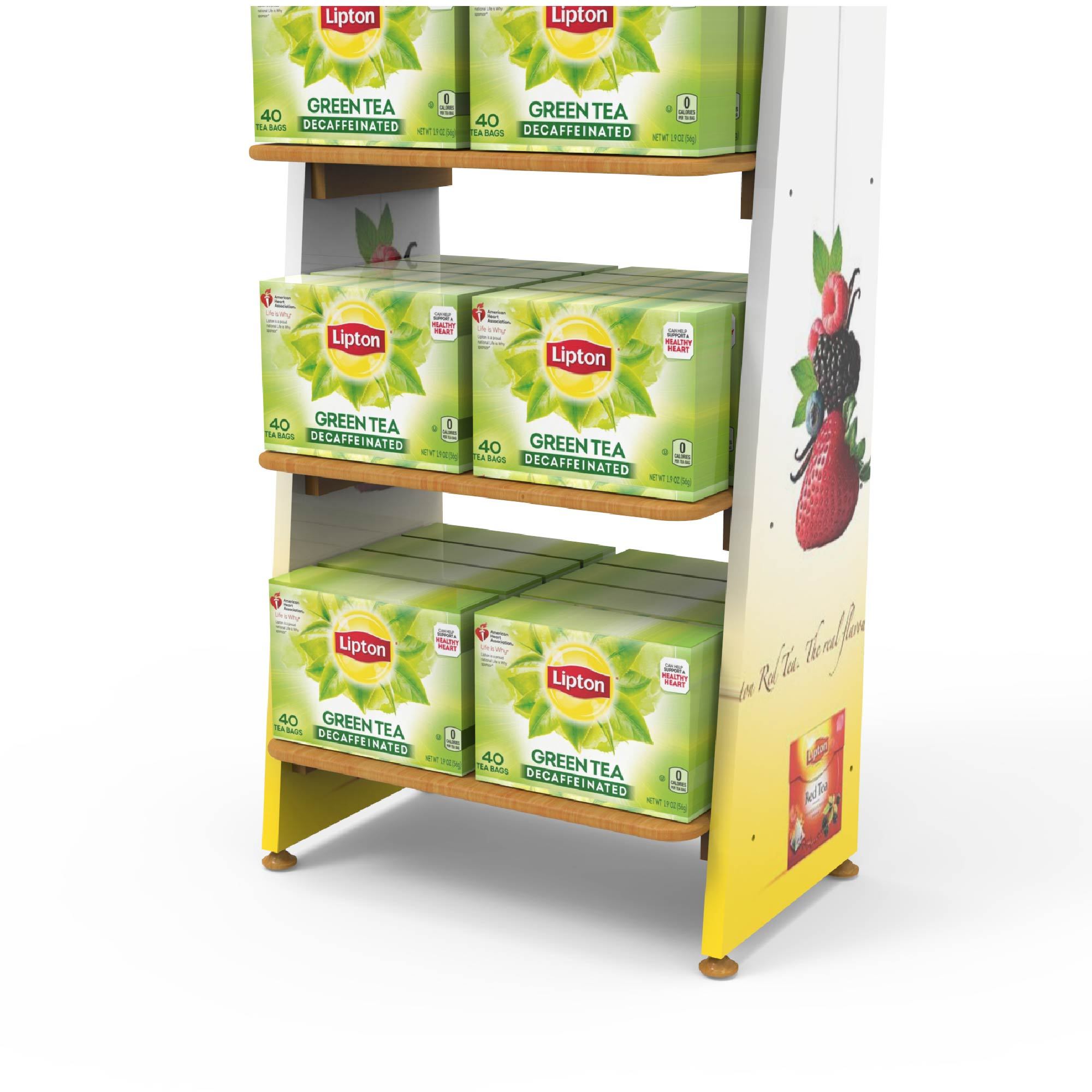 Customizable Wooden Tea Display Rack for Supermarkets for Displaying Food Cabinets and Wooden Displays — view 6