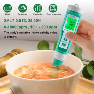 Testeur de salinité alimentaire 10 en 1 Xtester Bibo Xtester YY-1010-10, haute précision, mesure de la salinité alimentaire PH/ORP/EC/H2/S.G/TDS/SALT/TEMP/Res - Product Image 4
