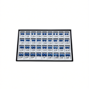 Perlas Redondas Azules Plateadas de la Serie Wonderland de Amami Oshima, 11-15 mm, para la Elaboración de Joyería y la Creación de Aretes - Product Image 1