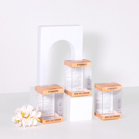 Boîte transparente Boîte d'emballage en plastique Boîte de mélangeur de beauté pour cosmétique