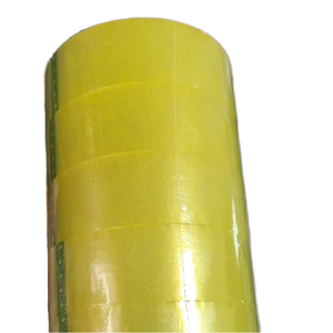 Ruban adhésif d'emballage de qualité supérieure, personnalisé, en BOPP, en rouleau jumbo, de qualité industrielle, imperméable, adhésif acrylique simple face, pour la fermeture des cartons - Product Image 1