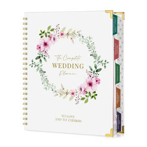 Fabricant de carnets spirales personnalisés, imprimés sur mesure, écologiques, format A5, agenda quotidien, journal, livre de planification de mariage - Product Image 6