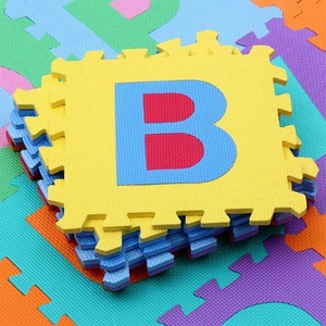 Tapete Modular de Rompecabezas con Letras de la A a la I, 32x32 cm, Baldosas de EVA para el Aprendizaje Infantil - Product Image 2