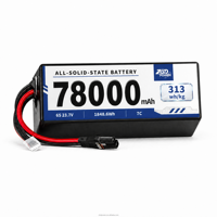Teknologi Terbaru Baterai Solid State 6S 23.7V 78000mAh 313Wh/kg 7C untuk Drone VTOL Robot Produsen EV