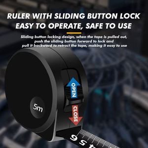 Ruban à mesurer en acier au carbone noir de 7,5 m (25 mm) à bas prix, avec verrouillage automatique, pour usage personnalisé - Product Image 3