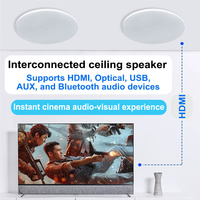 Altavoz de Techo WIFI Multifunción con HDMI/Bluetooth/USB para Hotel, Tienda y Hogar