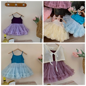 Summer Cute Girls Casual Princess Children Dresses Kids Sleeveless <strong>Tutu</strong> Dress Clothes Kids Party Dress <strong>Tutu</strong> Costume - Product Image 2