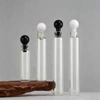 Flacons en verre rechargeables, petits contenants vides pour échantillons cosmétiques, parfums, huiles essentielles, voyages, 1 ml, 2 ml, 3 ml, 5 ml