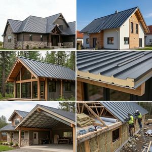 Pannello Sandwich in Poliuretano PU ad Alta Densità per Isolamento Termico di Pareti Esterne per Case Container - Product Image 4