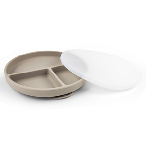 Plato de Silicona para Bebé con Diseño Innovador, Dividido y con Tapa, Plato para la Cena de Niños - Product Image 6