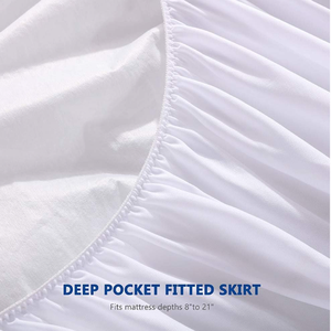 <span class=keywords><strong>Surmatelas</strong></span> épais <span class=keywords><strong>moelleux</strong></span> en microfibre hôtel matelassé matelas de lit pour nuage comme le sommeil et les maux de dos - Product Image 4