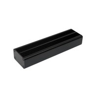 Kotak Aluminium Mini Kecil untuk PCB, Casing Aluminium Portabel, Kotak Heatsink Aluminium Pabrik, Kotak Aluminium Kecil