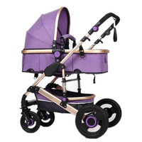 Poussette bébé peut s'asseoir deux voies enfants portable pliant haute paysage amortisseurs nouveau-né poussette cybex