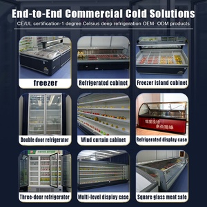 Siêu Thị Thương Mại Cửa Kính Đồ Uống Cho Cola Uống Sữa Hiển Thị Mát Máy Làm Lạnh Tủ Lạnh - Product Image 5