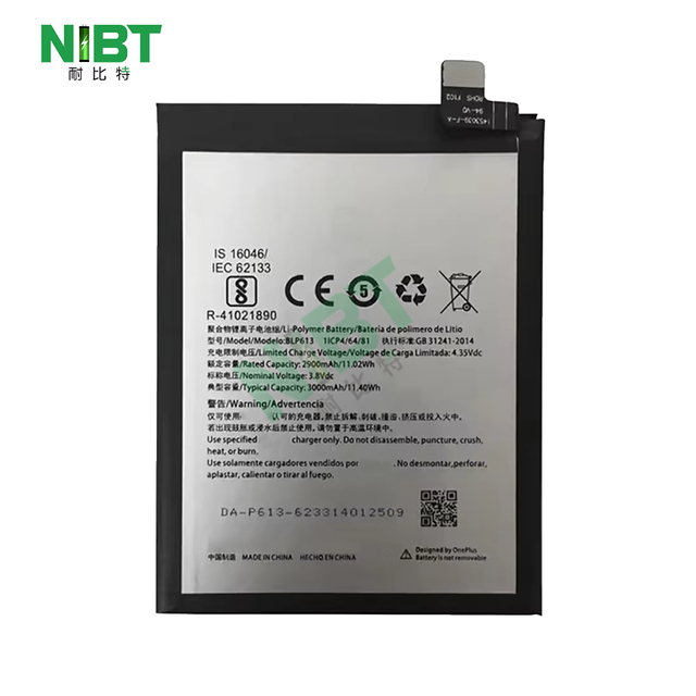 NIBT Wholesale Factory OEM High Capacity Rechargeable Replacement Battery BLP613 4.35v 3000mah 11.40Wh for OPPO 1+3/one Plus 3