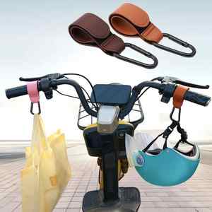 耐久性のある屋外PUレザーハンドルフック,強い自己粘着性ベビーベビーカーベビーカーベビーカーベビーカーキャリッジダブルベビー - Product Image 3