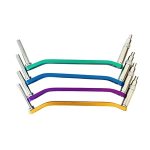 Juego de guías de perforación dobles para instrumental quirúrgico ortopédico, guía de perforación para placas óseas, proveedor mayorista veterinario - Product Image 1