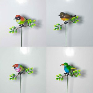 Fabriek Plastic Ambachtelijke Vogels Werf Kunst Kolibrie Ornament Tuin Staak - Product Image 5