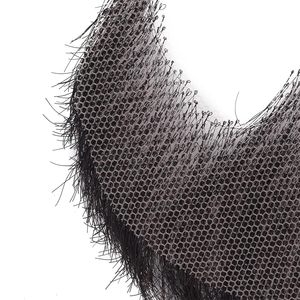 Ensemble de fausse <span class=keywords><strong>barbe</strong></span> et moustache en cheveux humains de qualité supérieure - Entièrement noué à <span class=keywords><strong>la</strong></span> main, <span class=keywords><strong>barbe</strong></span> de chèvre naturelle ultra-réaliste pour hommes, cosplay et usage quotidien - Product Image 4