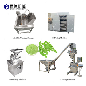 Machine de lavage et de séchage de feuilles de Moringa sur mesure Maker One-Stop Solution Powder Production - Product Image 2