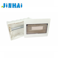 Boîtier de distribution JINHAI 12 voies en ABS/PC/métal, encastrable, protection IP30, 220V-380V, certifié CE, pour maison, hôtel, bureau