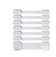Vente flash : Verrous de sécurité pour armoires et tiroirs en plastique pour bébé, sans vis ni aimants, multi-usages