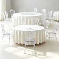 Chaise fantôme élégante en acrylique transparent empilable pour la location d'événements et mariages – Vente en gros