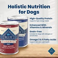 Assortiment de recettes maison Blue Buffalo pour chiens, nourriture humide