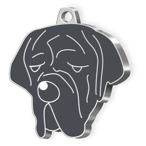 Targhetta Identificativa in Metallo per Cani Mastino Napoletano - Product Image 1