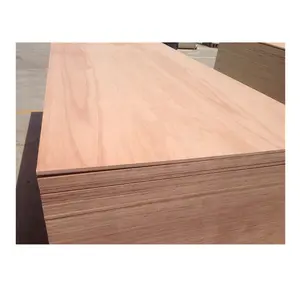 18mm*1220*2440mm Okoume Marine Plywood Poplar Core MR Glue BB/CC Grade Commercial Plywood