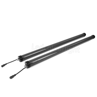 Diffuseur noir Festival DMX 360 RGB RGBW, tube lumineux LED 3D Artnet Pixel