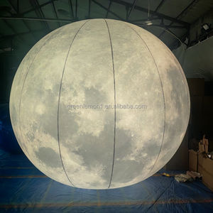 Grand modèle <span class=keywords><strong>de</strong></span> globe planétaire géant gonflable en PVC à éclairage LED Boule publicitaire Terre Lune Mars Soleil Vénus Mercure Saturne Ballon Design - Product Image 5