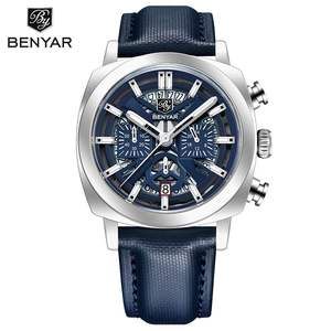 Reloj de Pulsera de Cuarzo para Hombre BENYAR de Primera Marca, Movimiento Citizen, Acero Inoxidable, Resistente al Agua - Product Image 1