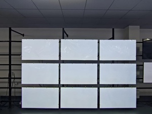 Écran vidéo mural LCD 55 pouces Full HD pour usage commercial, cadre ultra-fin de 1,7 mm, le cadre physique de 1,7 mm contribue à créer un affichage plus immersif - Product Image 2