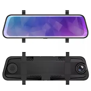 High Quality 1080P HD Car Dual Lens /Radar Detector /dvr video recorder 9.66 inch Camera Car with Universal Cars