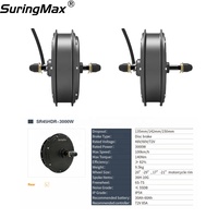 Système de Moteur pour Vélo de Montagne Électrique 72v Personnalisé, Kit de Conversion Ebike 3kw 135mm, Moteur à moyeu 3000w avec Contrôleur ND72260