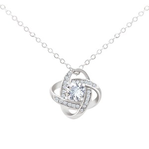 Collana con <span class=keywords><strong>Ciondolo</strong></span> a <span class=keywords><strong>Quadrifoglio</strong></span> Cuore a Cuore in Acciaio Inossidabile con Zirconi 5A, Bestseller Transfrontaliero - Product Image 5