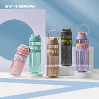 Yiben Outdoor 820ml Tasse portable anti-fuite Bouteille d'eau en plastique avec poignée