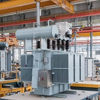 Transformateur de puissance immergé dans l'huile 35 kV avec conservateur et changeur de tension sous charge 2000-20000 kVA 33/20/11/10/6,3 kV pour poste de transformation
