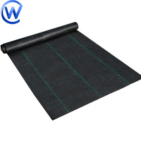 Toile de paillage hydrophile en tissu tissé PP de 1m x 1,8m pour le contrôle des adventices en jardin (vente en gros)