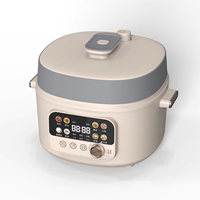 Cuisinière à pression électrique multifonction avec commande numérique, capacité de 4 L, pour usage domestique et hôtelier