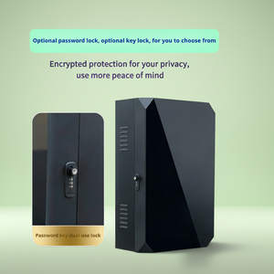 Nouvelle boîte de protection murale pour chargeur de VE équipé d'un <span class=keywords><strong>panneau</strong></span> <span class=keywords><strong>solaire</strong></span>, IP65, métal noir, pour extérieur, avec garantie de 10 ans et 7 kW - Product Image 1