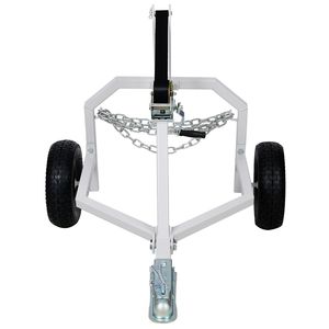 Arc de dérapage de bûche ATV d'une capacité de 1000 lb avec pneu pneumatique de 16,5 pouces pour l'aménagement paysager et le platelage - Product Image 6