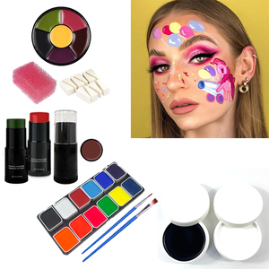 Vente en gros de peinture corporelle professionnelle à base d'eau, peinture pour le <span class=keywords><strong>visage</strong></span> blanche dorée, bâton de peinture pour le <span class=keywords><strong>visage</strong></span> d'Halloween à séchage rapide - Product Image 6