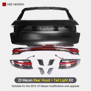 Kit de pare-chocs avant pour <span class=keywords><strong>Porsche</strong></span> <span class=keywords><strong>Macan</strong></span> 95B (2014-2021), mise à niveau vers le style <span class=keywords><strong>2023</strong></span>, matériau PP avec calandre et cadres de phares antibrouillard - Product Image 5