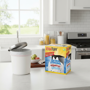 100 Sacchi per Rifiuti da 30 Galloni (113,5L) Ultra Resistenti, Bianchi, per Cucina e Uso Domestico - Product Image 3